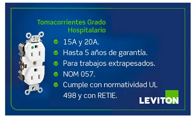 tomacorrientes grado hospitalario