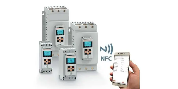 Configuración de arrancador suave mediante tecnología NFC