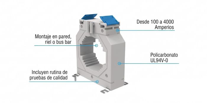 Transformador de corriente vcp electric