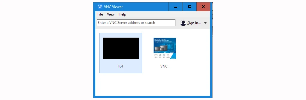 Figura 4 VNC Viewer