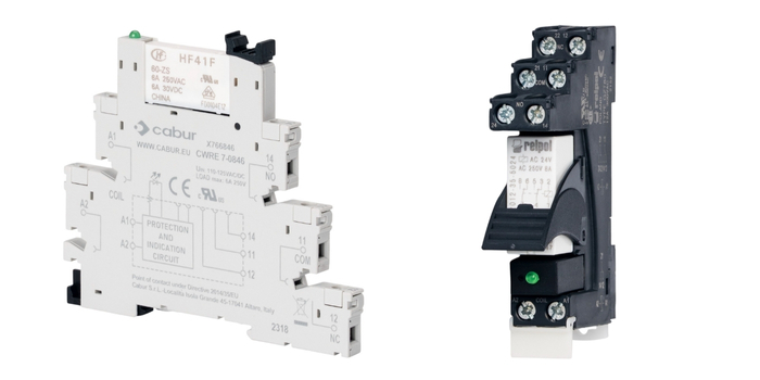 Relés de interfaz modular CABUR